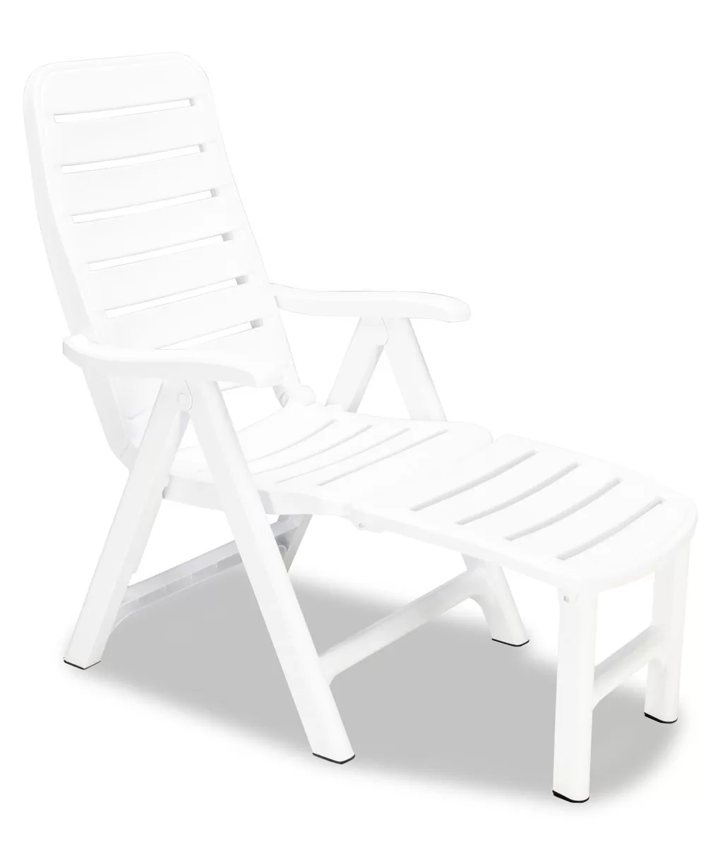 Premiere armchair with a footrest