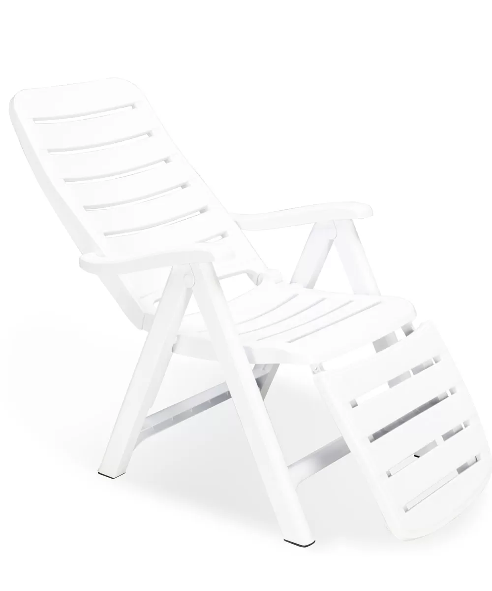 Premiere armchair with a footrest