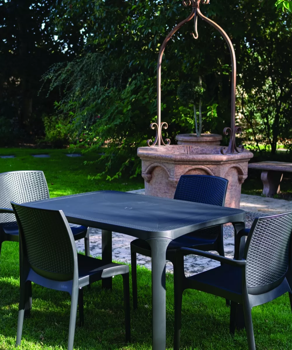 Tavolo Olè Rattan 80 x 120