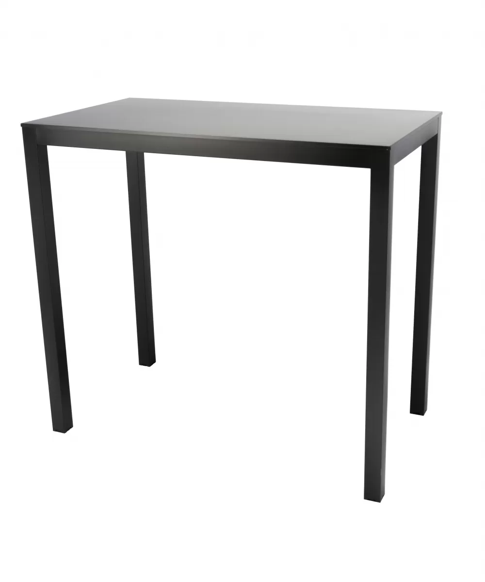 Brunch table with a sheet metal top