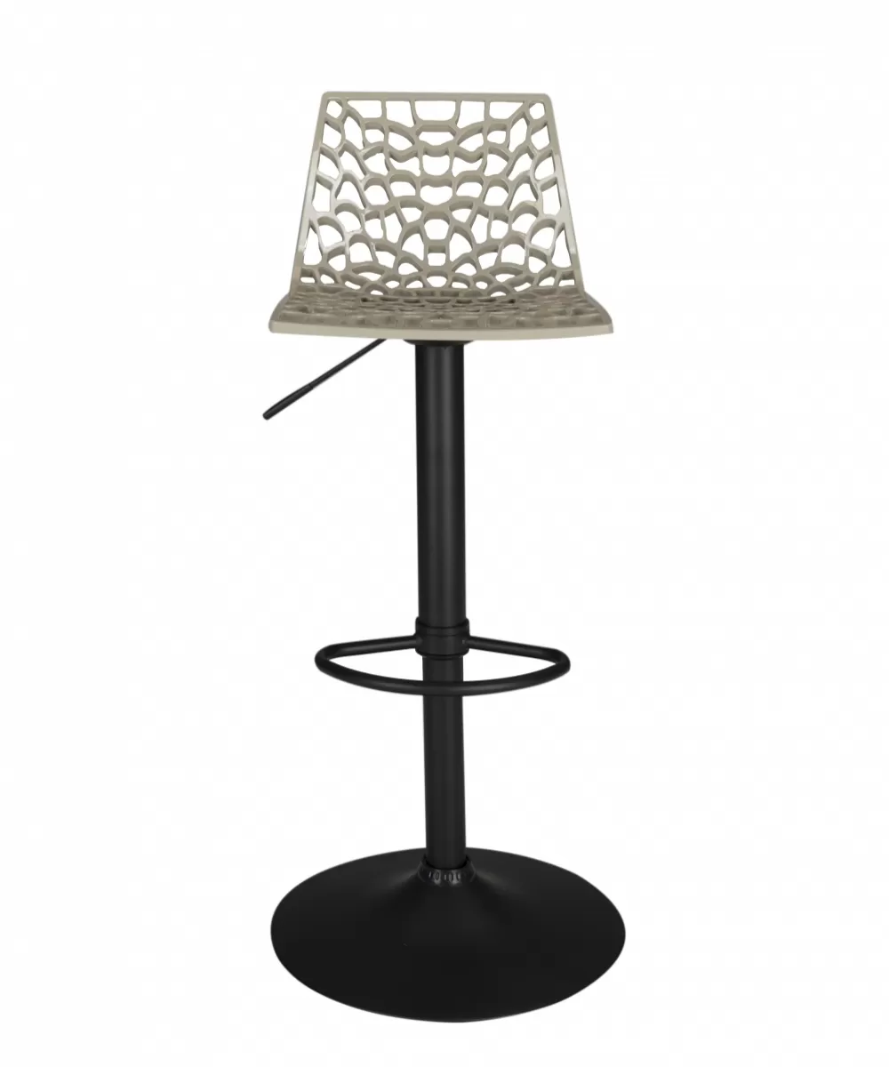 Sgabello Spider Gas base nera