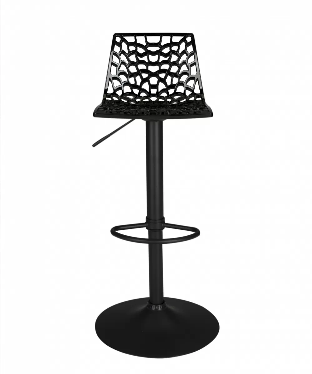 Sgabello Spider Gas base nera