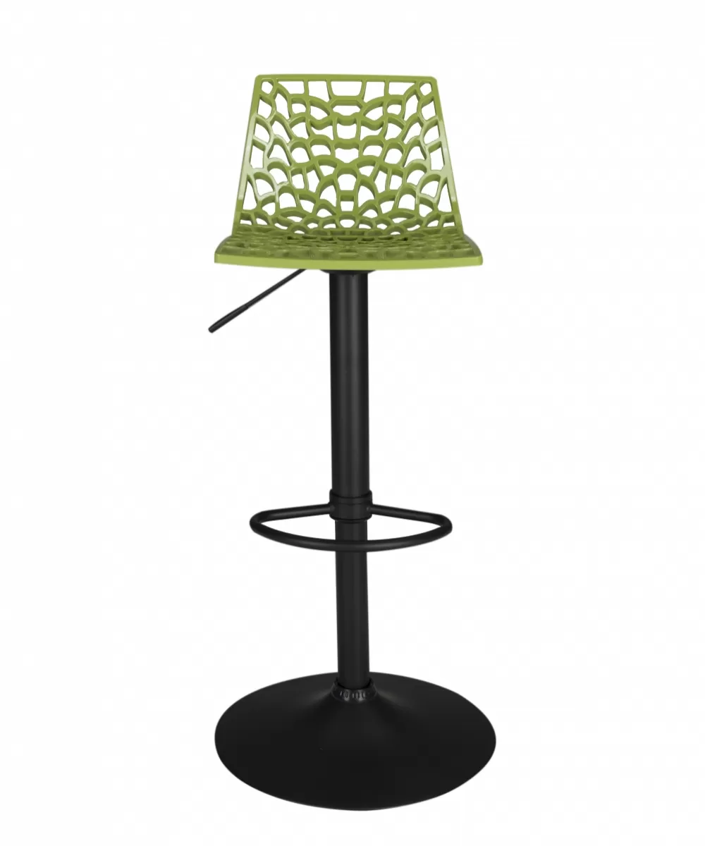 Sgabello Spider Gas base nera